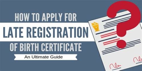 requirements for late registration of birth certificate 2024|Birth Certificate Late Registration: A Step.